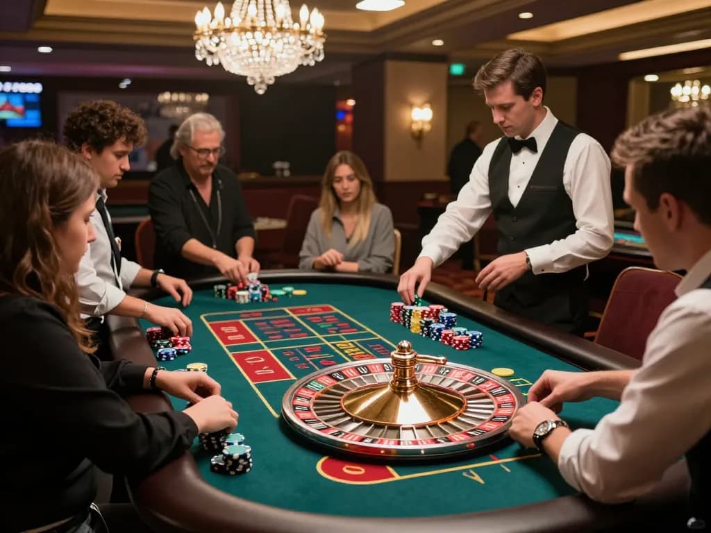 Place bets at the roulette table while experiencing 789win783's exciting casino atmosphere.