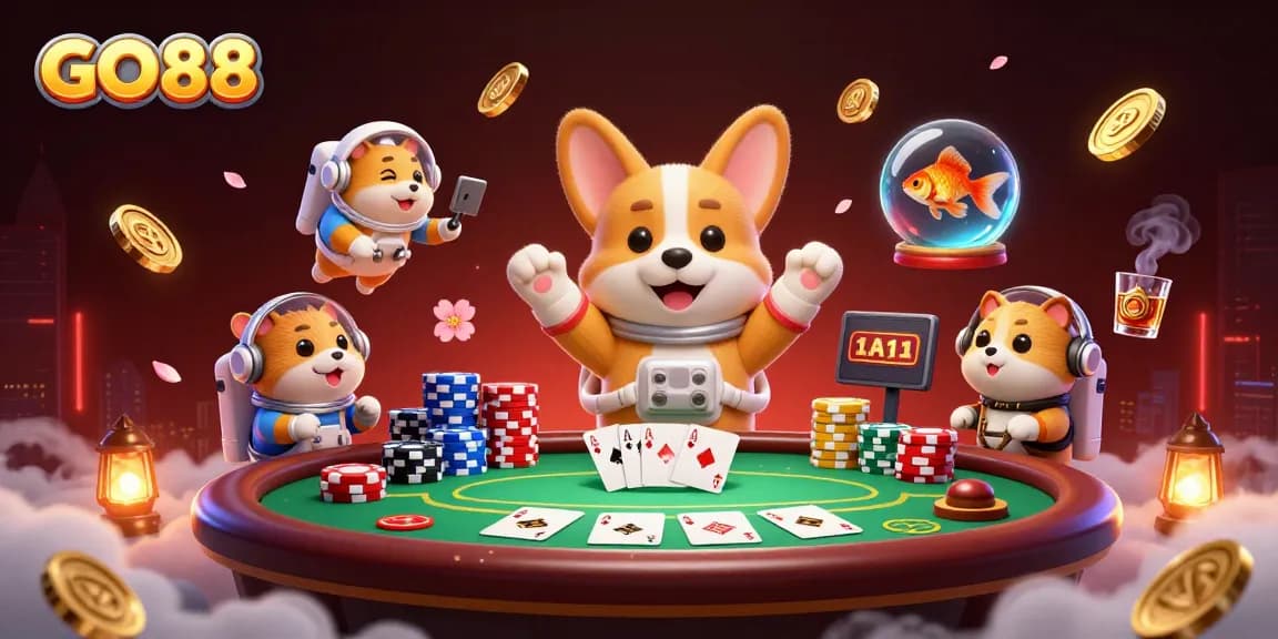 Play exciting games at GO88 with dynamic casino elements and vibrant characters.
