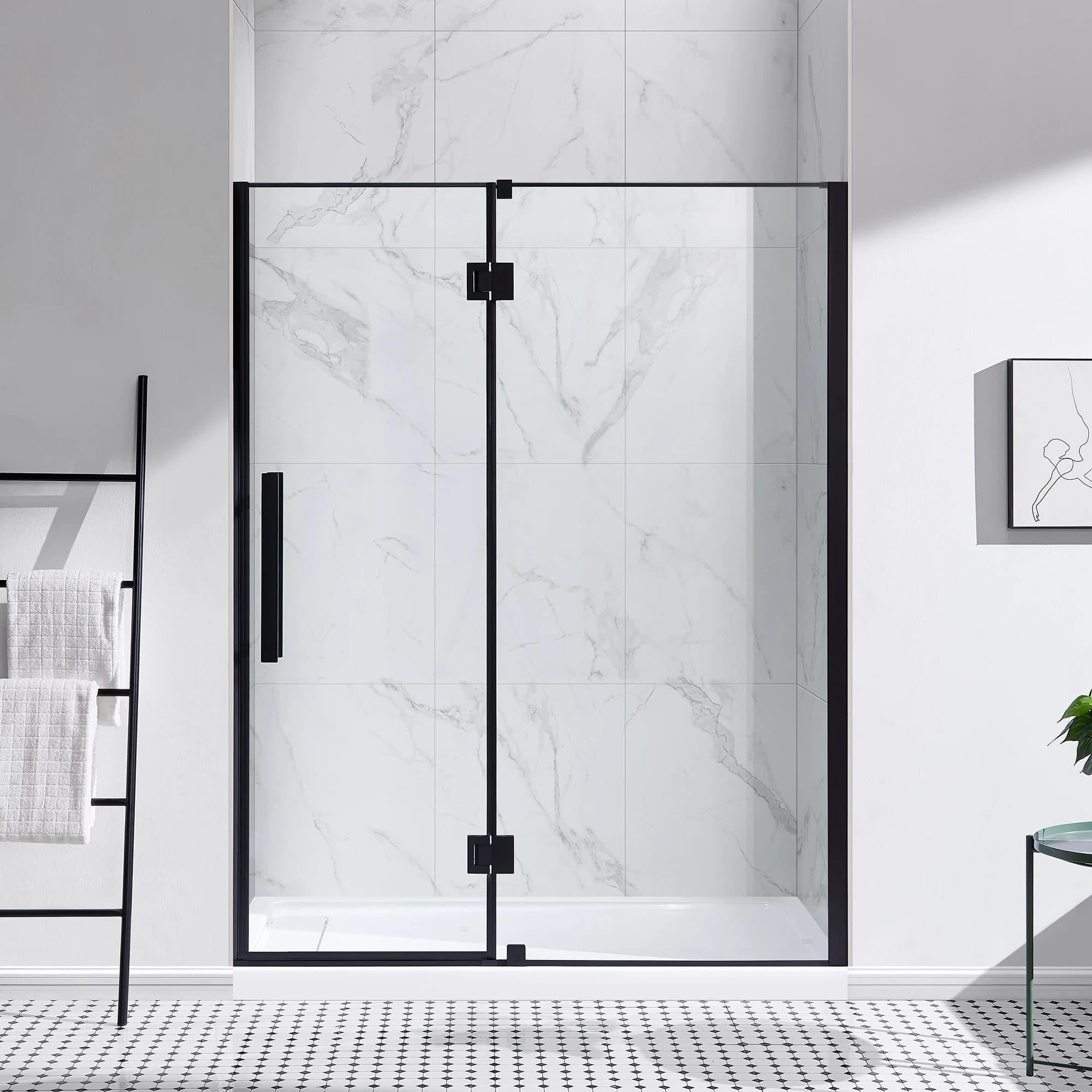 Elegant Shower Door Black Frame Styles You’ll Love