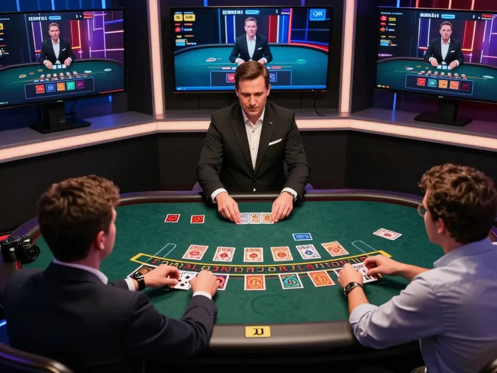 Join the thrilling online live dealer blackjack game at Link vào VB88 for high-stakes action and strategy.