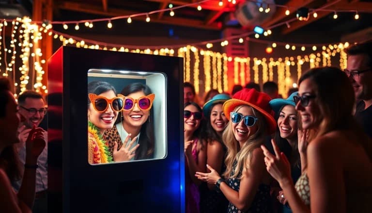 Stylish Photo Booth Rental for Elegant Celebrations