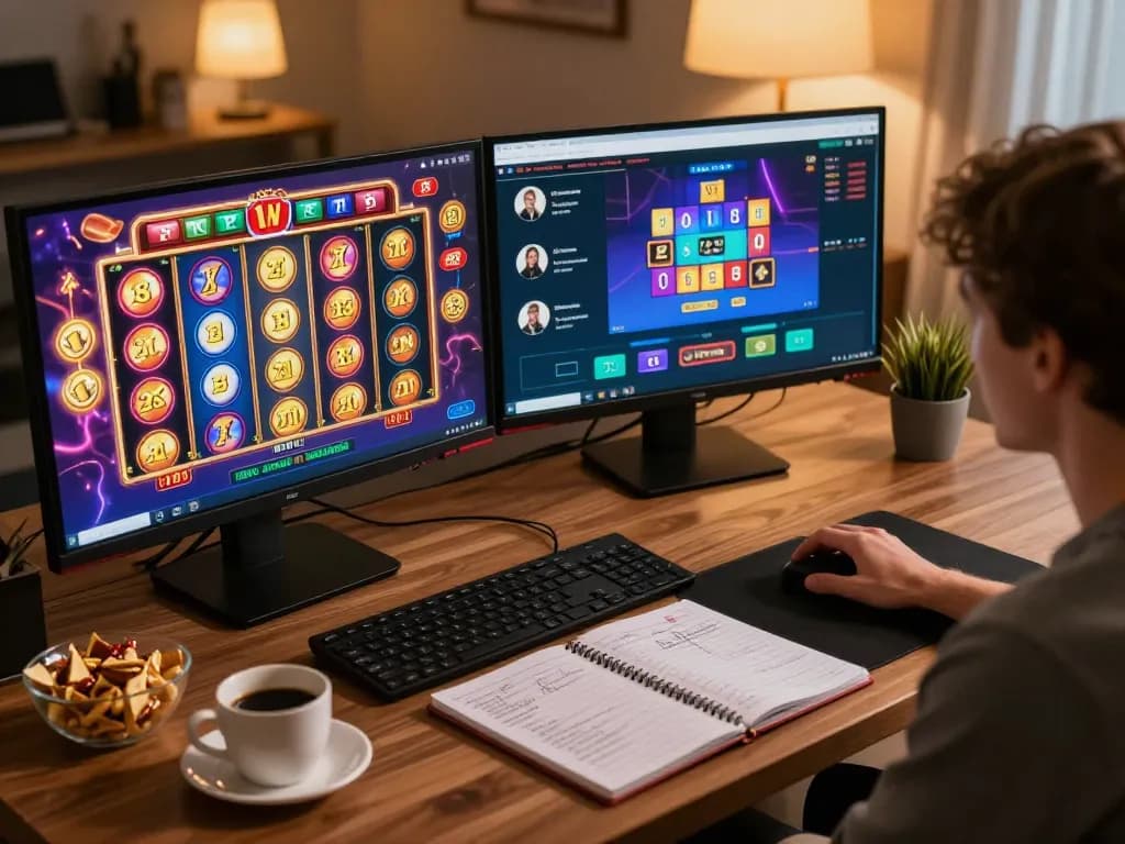 Engaging online gaming experience at เว็บสล็อต with live dealer and colorful slots.