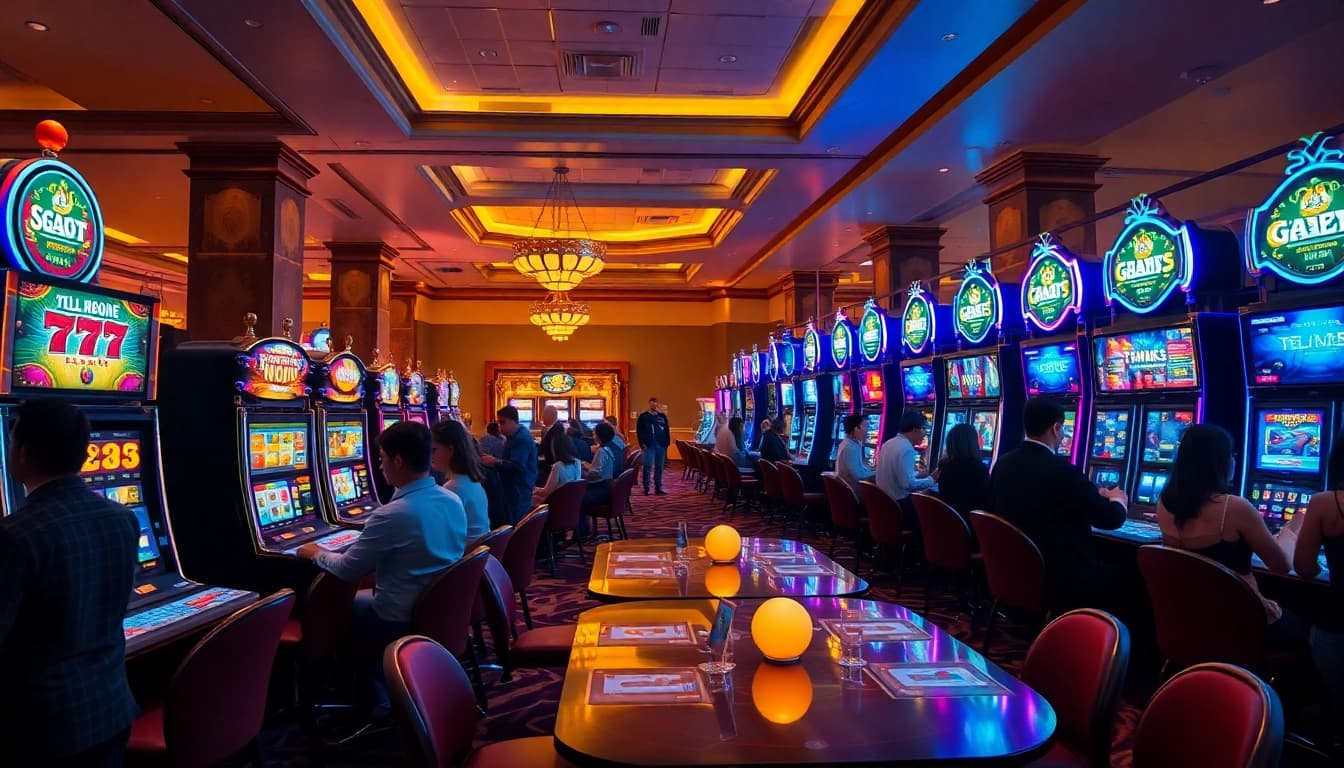 Menangkan di mesin slot 88SLOTDEWA dengan pemain yang antusias di kasino glamor.