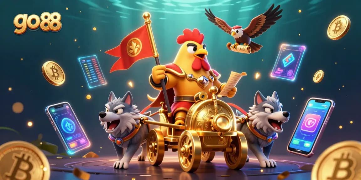 Experience the excitement of go 88 as the rooster warlord leads thrilling casino adventures.