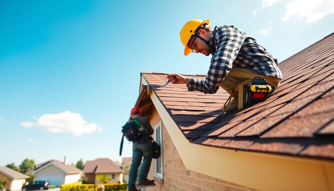 Inspecting Twin Shield Roofing with precision and professionalism for quality assurance.