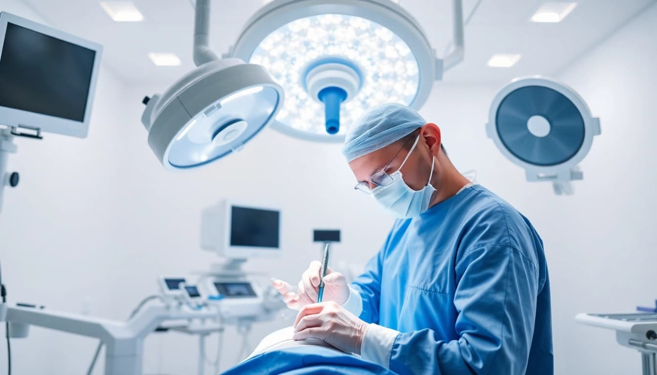 Plastische Chirurgie Hamburg zeigt ärztliches Team bei der präzisen Durchführung einer Operation.