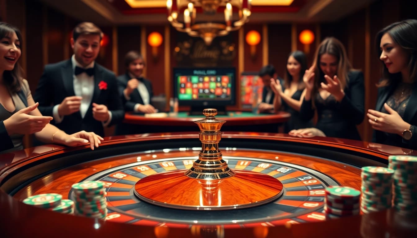 Engage with the excitement of roulette at a casino featuring https://lc88.markerting with vibrant colors and thrilling atmosphere.