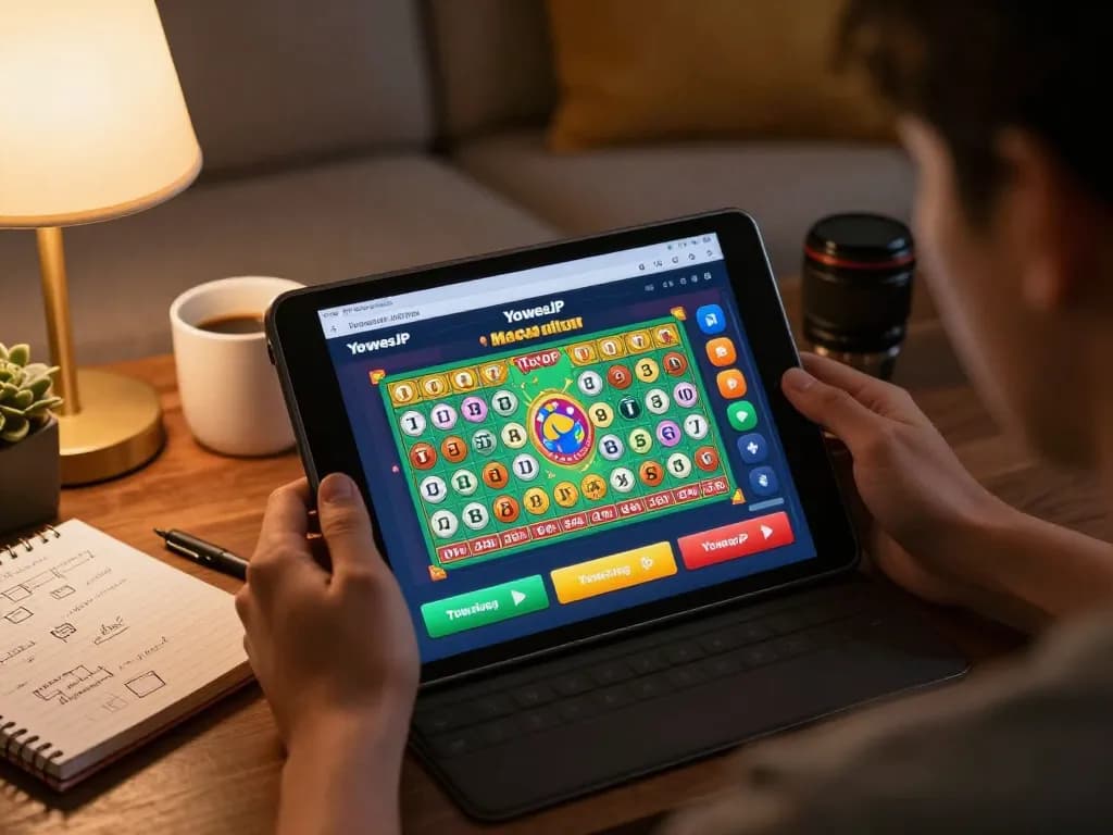 Engaging in YowesJP's fast access to Toto Macau gaming on a tablet at home.