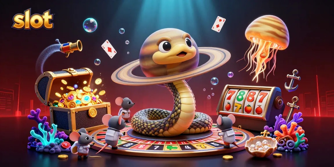 Spin the vivid slot reels in a whimsical cosmic casino with glowing treasures and lively characters.