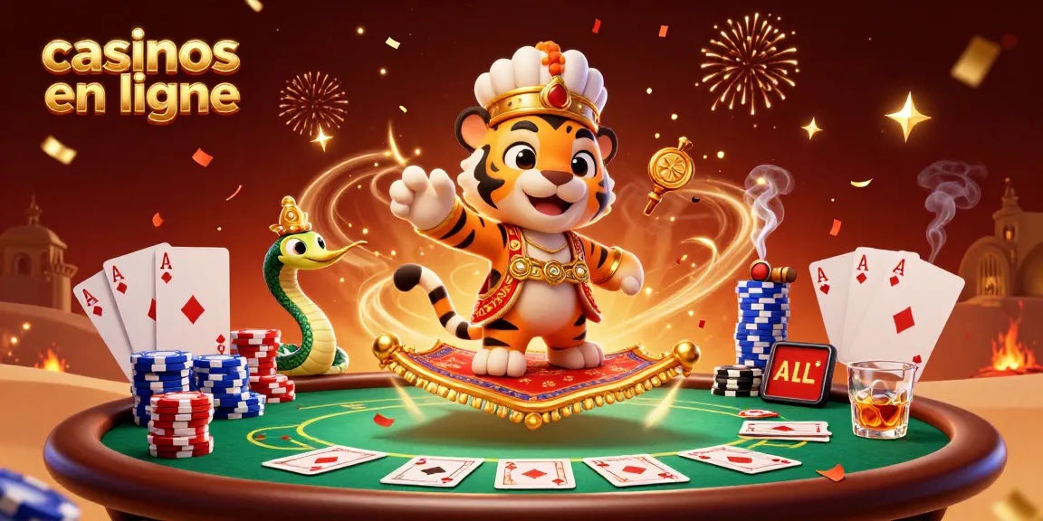Découvrez les casinos en ligne avec le sultan tigre et ses éléments de jeu captivants.