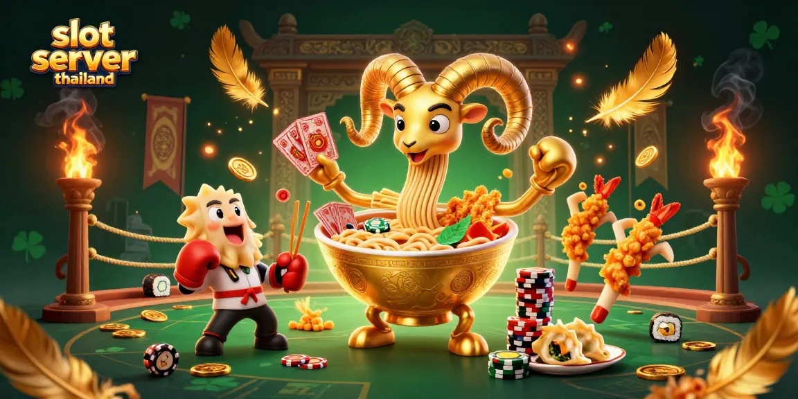 Experience the excitement of slot server thailand with vibrant characters and dynamic casino elements!