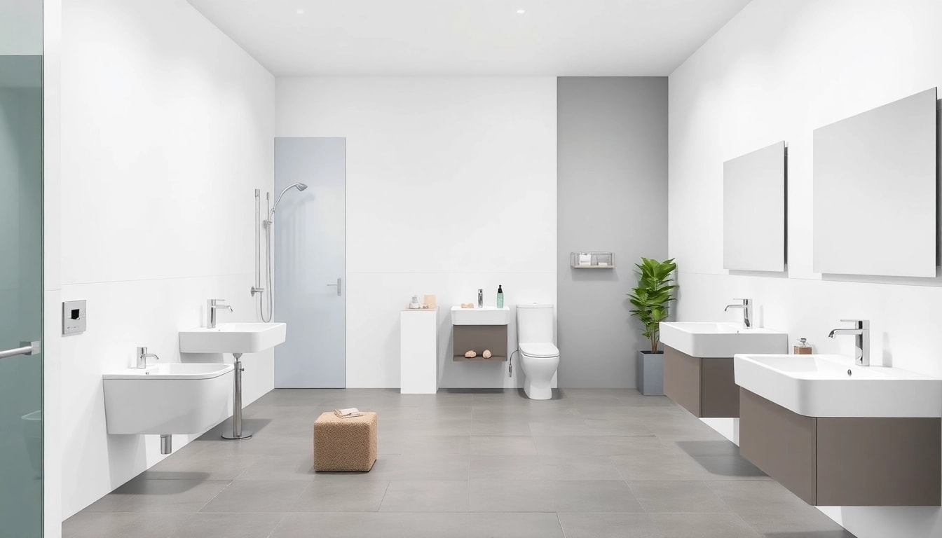 Sanitary products by sonni sanitär GmbH displayed in a modern bathroom setting.
