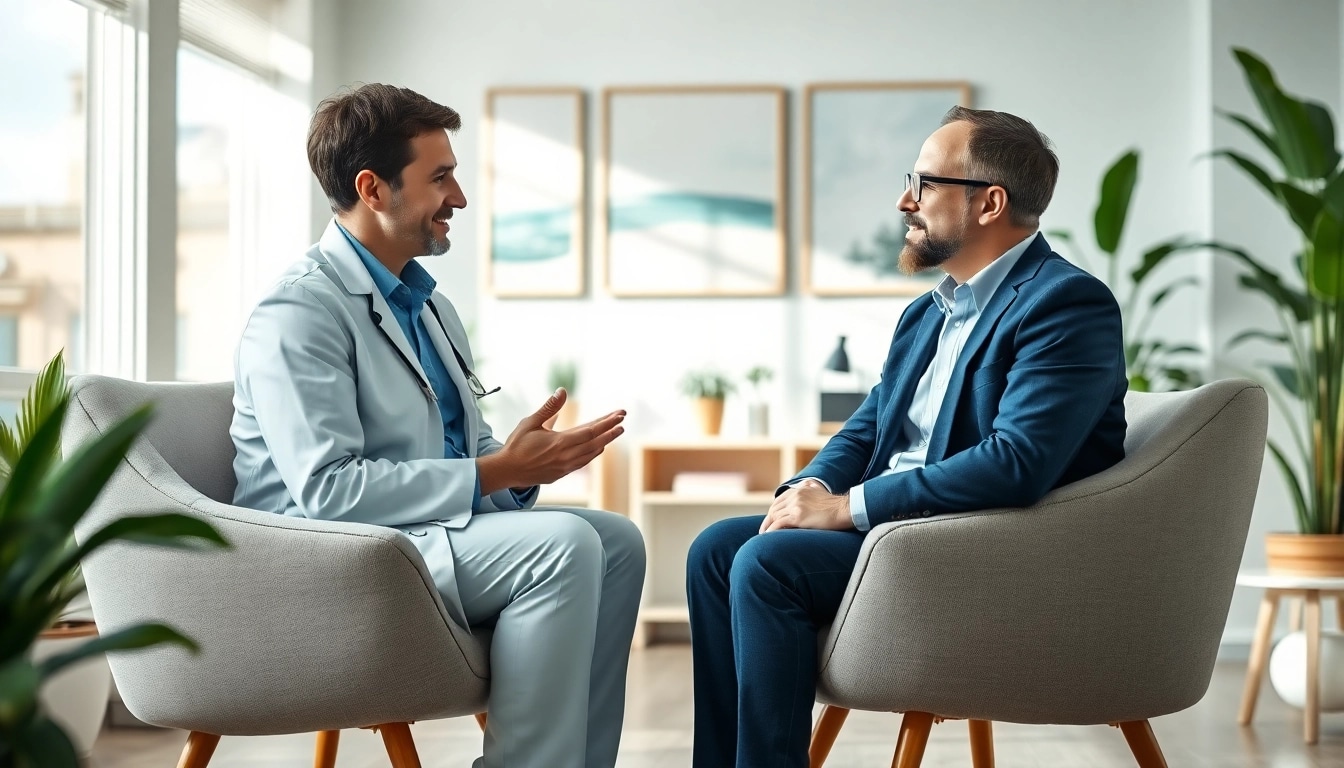 Engaging discussion with an affordable psychiatrist in dubai in a calm, professional setting.