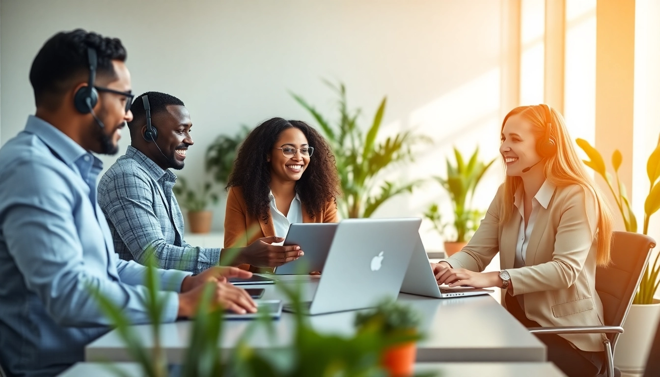 Engaging charles schwab customer service representatives assisting clients in a modern office.