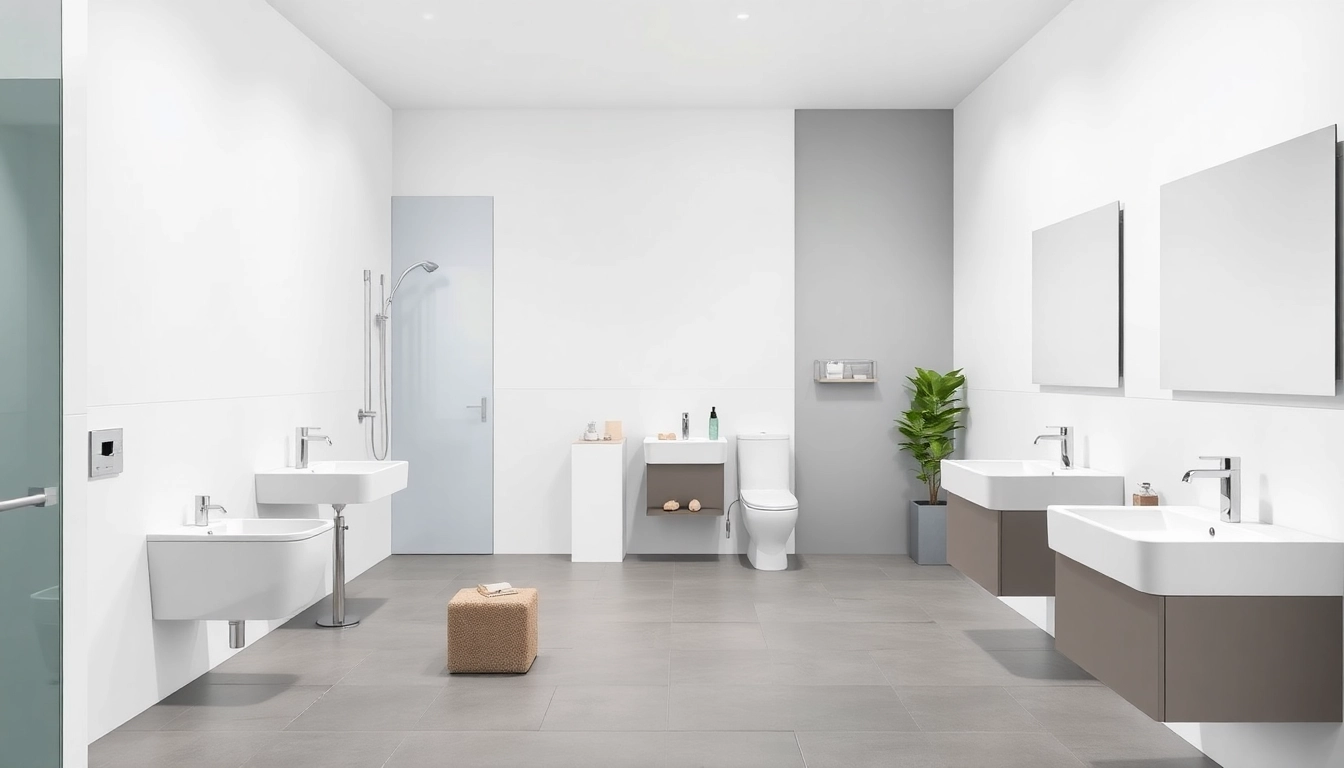 Sanitary products by sonni sanitär GmbH displayed in a modern bathroom setting.
