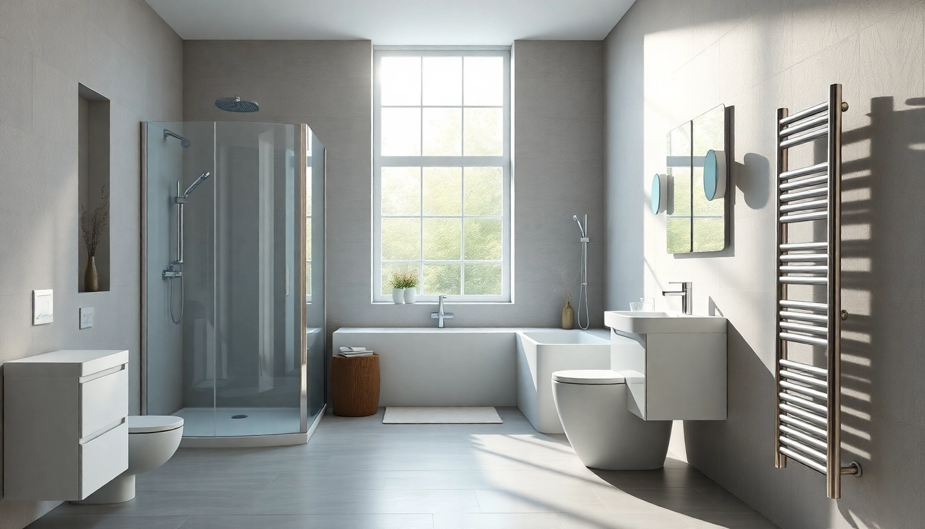 Erleben Sie die Eleganz von Sonni sanitär Produkten in einem modernen Badezimmer-Setting.