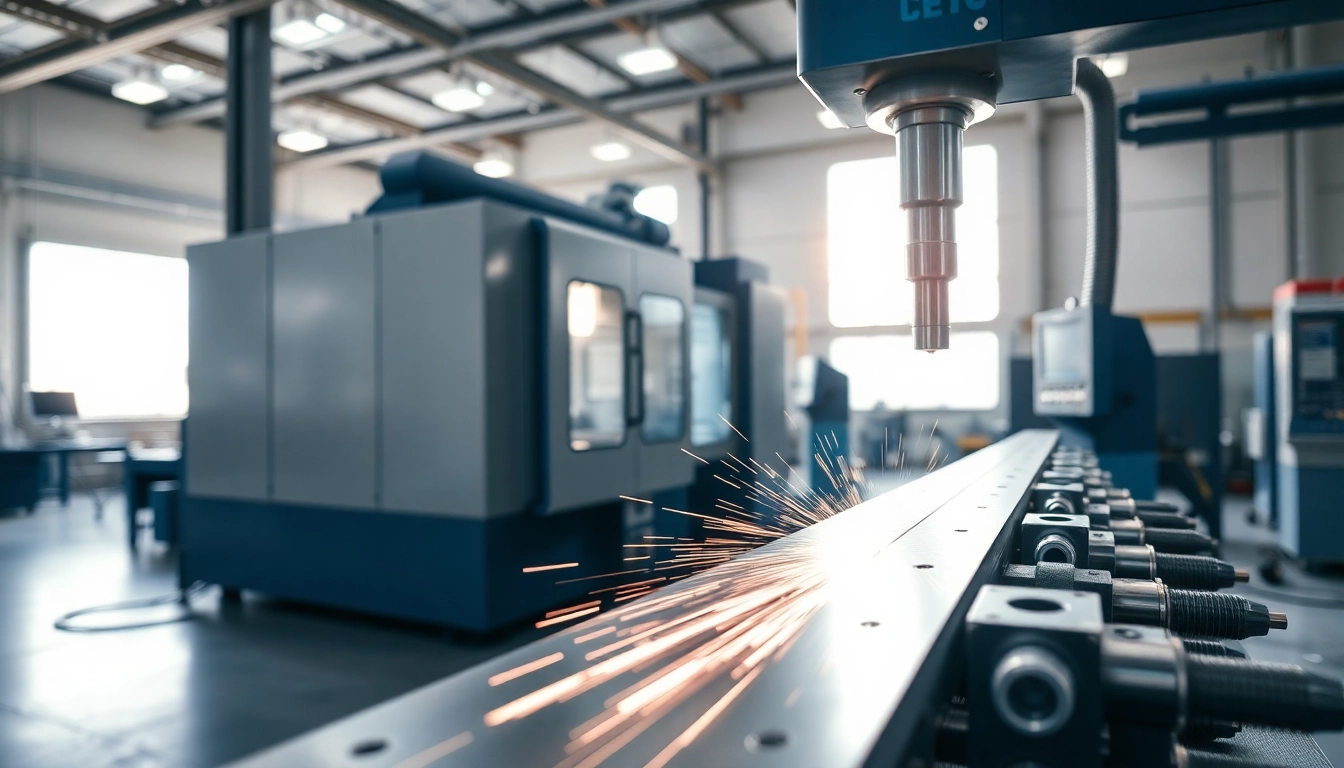 Visual representation of Chiheng Custom CNC Machining showcasing precision machinery in action.