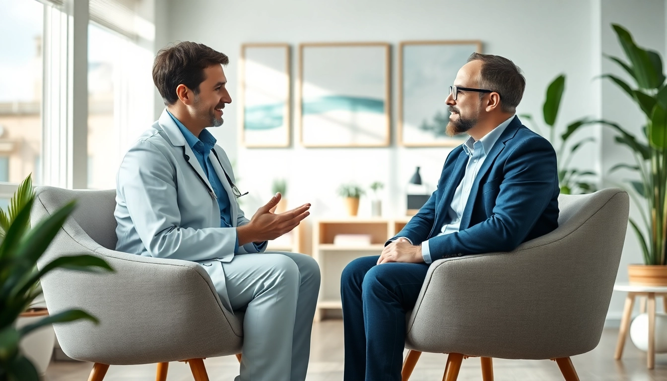 Engaging discussion with an affordable psychiatrist in dubai in a calm, professional setting.