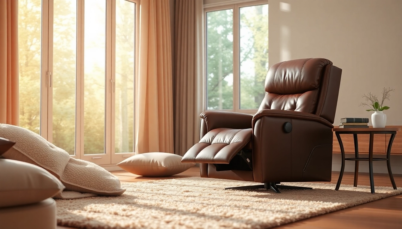 Experience relaxation in a lift recliner chair with heat and massage designed for comfort.
