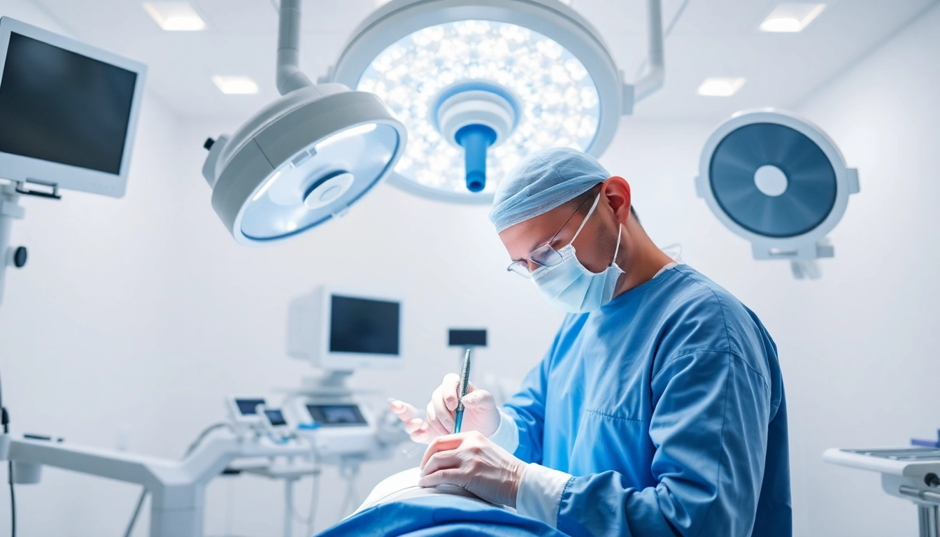 Plastische Chirurgie Hamburg zeigt ärztliches Team bei der präzisen Durchführung einer Operation.