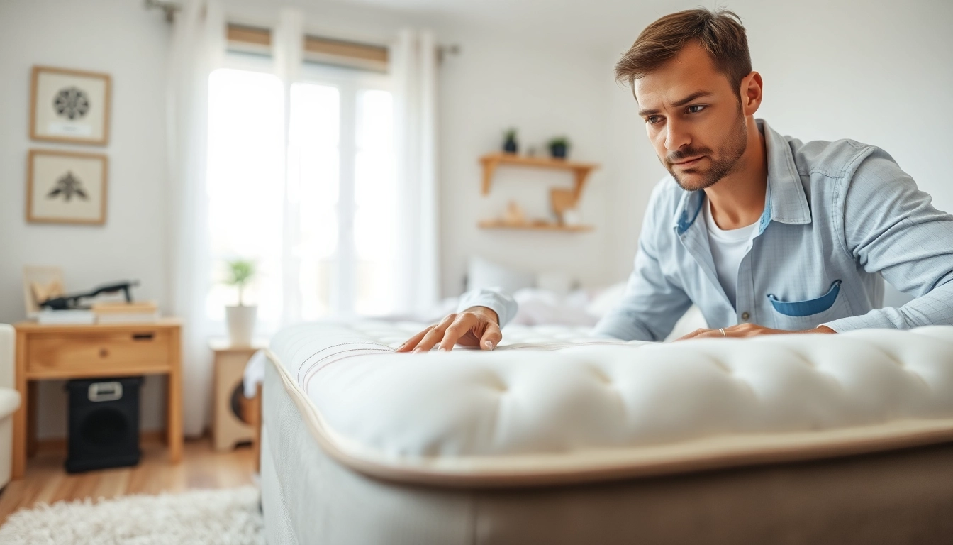 Inspecting a mattress for effective bed bug control in a clean environment.