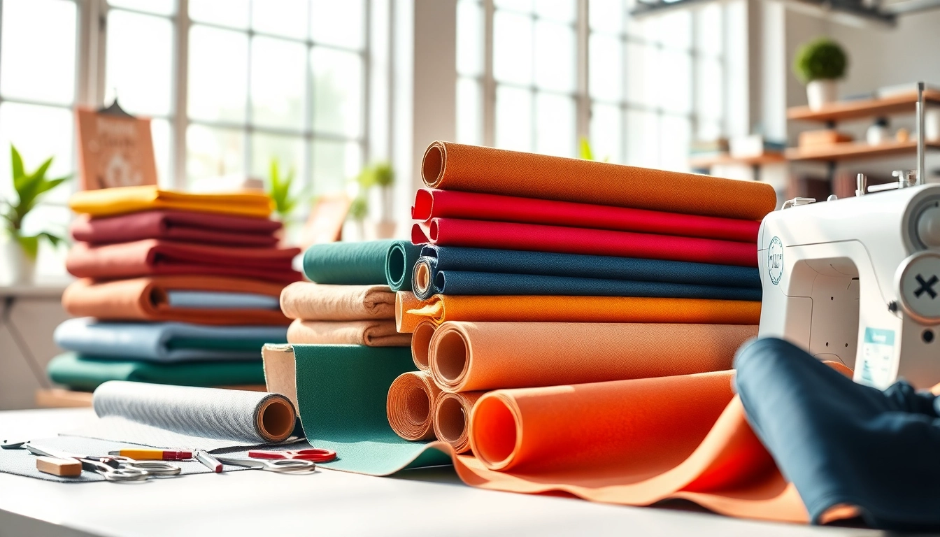 Verschillende kunst leer materialen presenteren in een moderne werkplaats.
