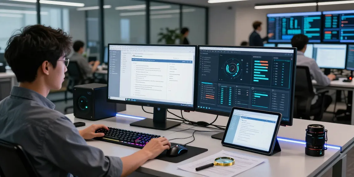 Advanced workspace analyzing PDF files to detect fake documents using AI technology
