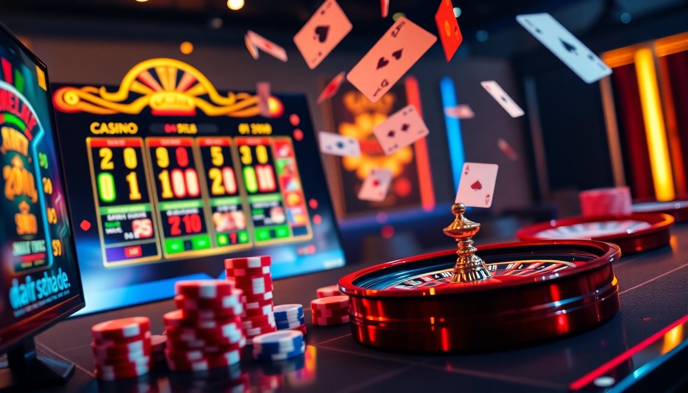 Découvrez l'excitation du meilleur casino en ligne à travers une scène de jeu numérique captivante.