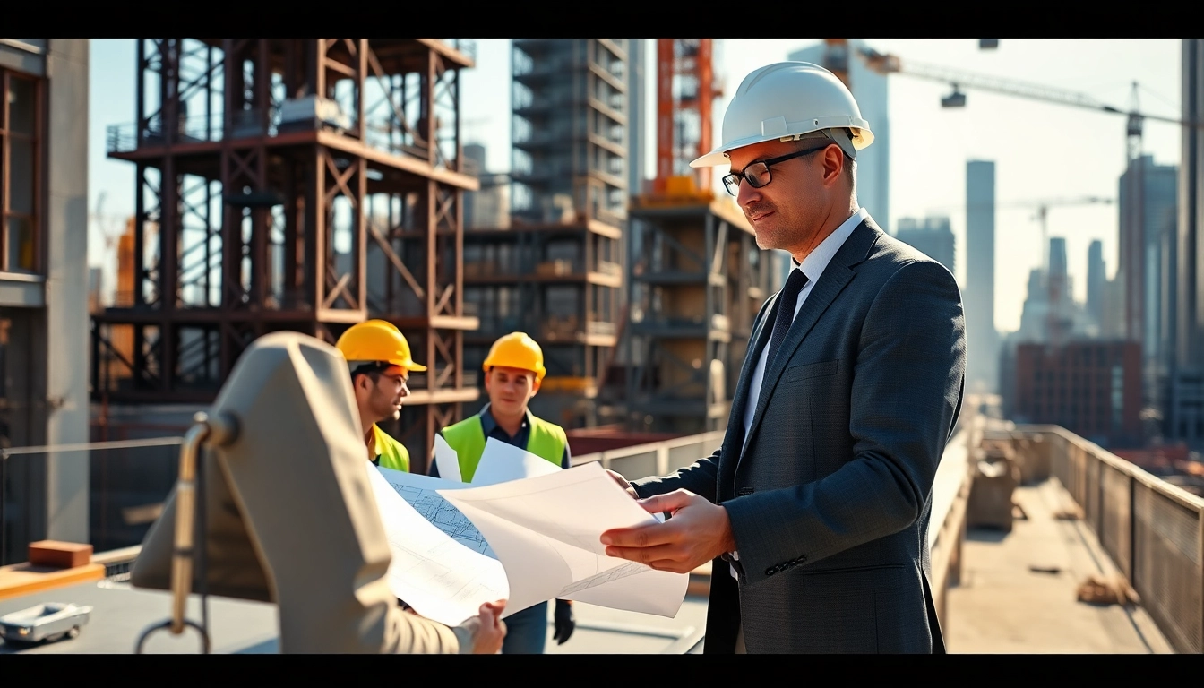 Manhattan Construction Manager leading a team at an urban construction site, showcasing effective management.