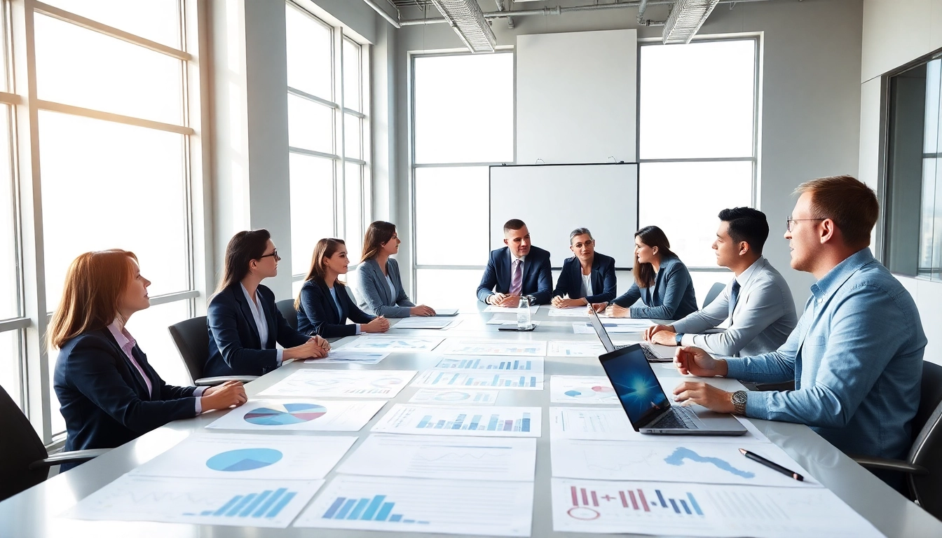 Engaging business meeting on Acquisition Planning with visual data insights.