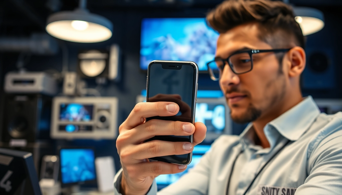 Sell my phone instant cash in a dynamic smartphone exchange scene featuring an enthusiastic person.