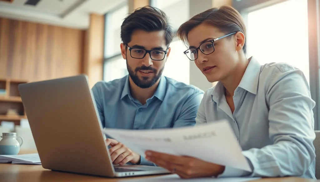 카드 한도 현금화 상담을 받는 모습, 전문적인 환경에서.