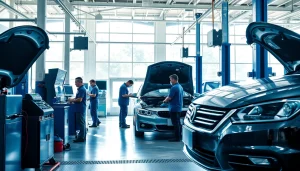 Performing a Smog Check Plus with experienced technicians ensuring vehicle compliance.