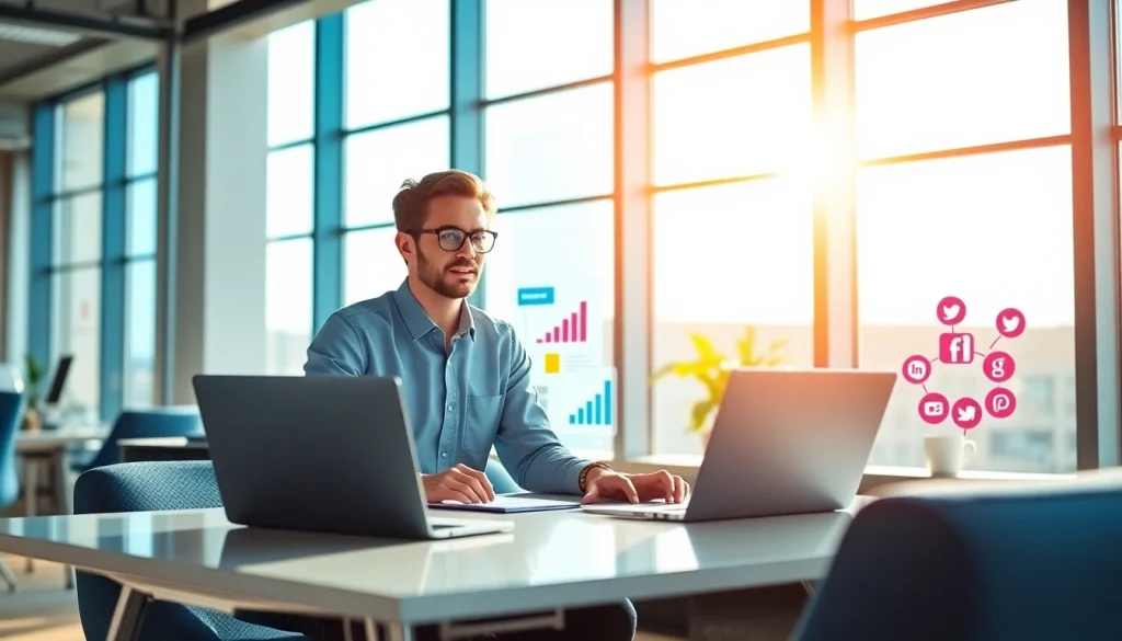 Enhance your TikTok presence with insights from a tiktok smm panel in a modern workspace.