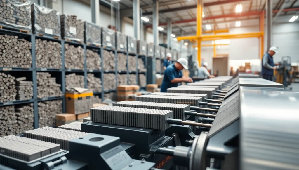 Inspecting ferrite magnets manufacturer in china showcasing precision machining and assembly.