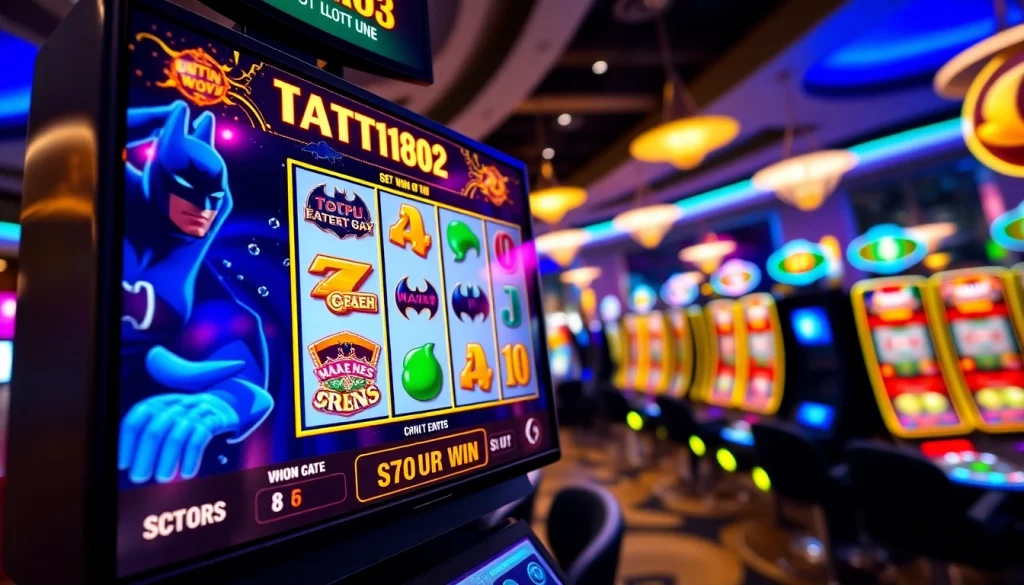 Menangkan permainan batman138 slot dengan antarmuka permainan yang menarik di kasino modern.