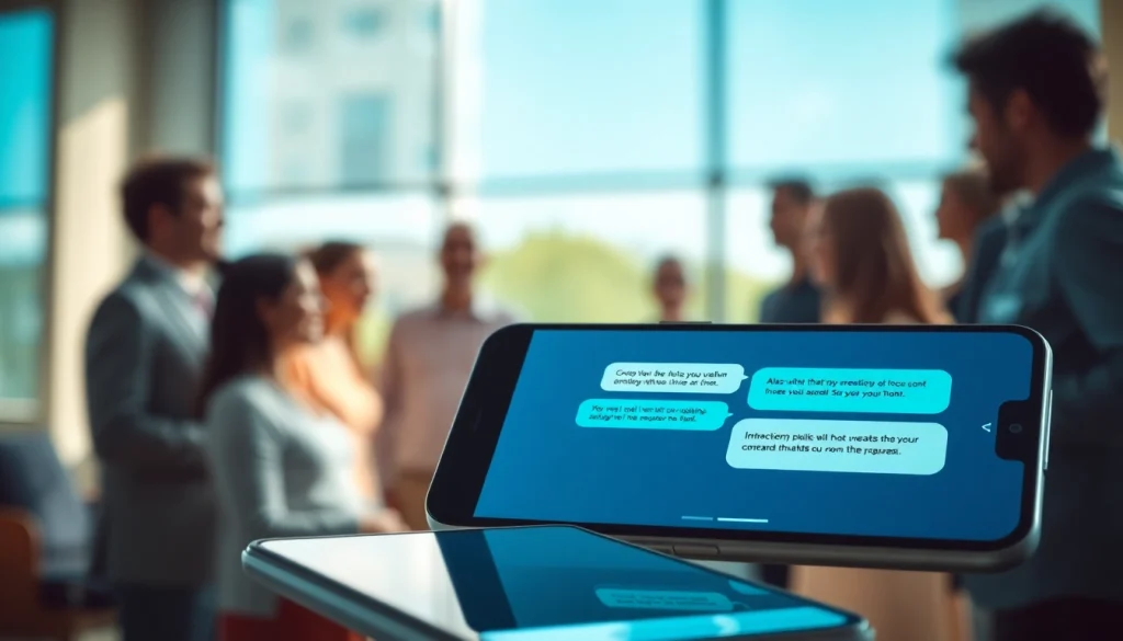 Engaging screen of a free ai chat application illustrating real-time conversations