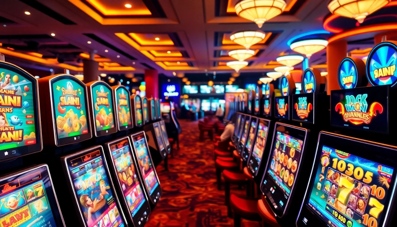 Aksi menangkan peluang di link slot gacor dalam suasana kasino yang bersemangat.