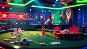 Jogadores se divertindo na mesa de cassino ao vivo da bet dá sorte, aproveitando a experiência emocionante de apostas.