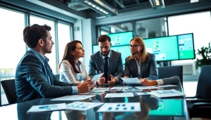 Discover What is a CRM for WhatsApp in a modern office with a business team analyzing customer data.