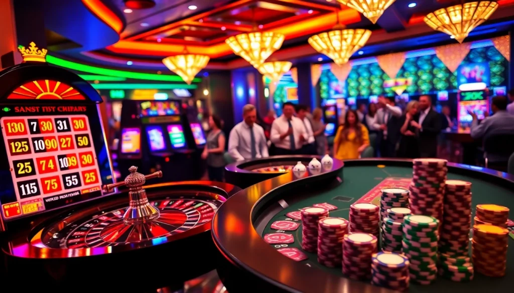 Experience the thrill of gambling at https://mm88.vegas/ with lively casino scenes featuring roulette and poker.