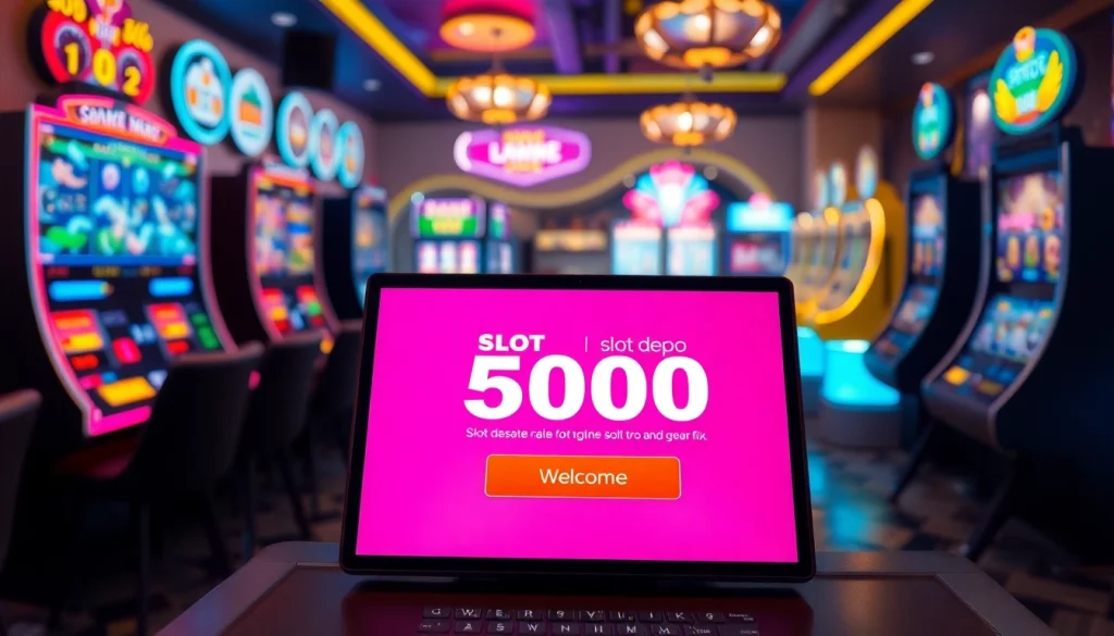 Pengalaman bermain slot depo 5000 yang menyenangkan dengan grafik digital yang menarik.