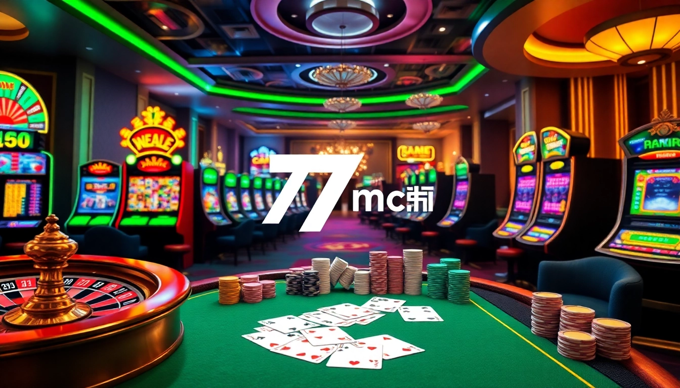 Watch live sports scores on 7m.cn with engaging casino-style visuals showcasing excitement and action.