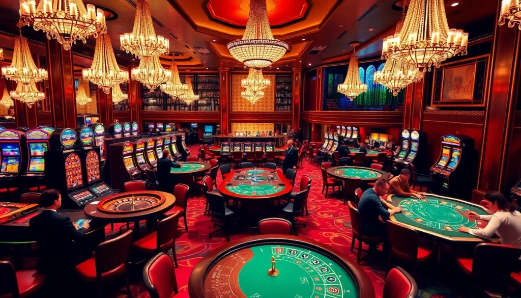 Experience thrilling casino action at https://s88.works/ with lively game tables, vibrant lights, and strategic play.