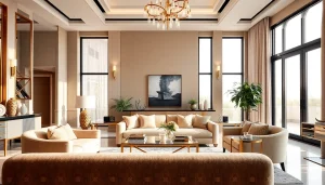 Transform your space with stunning interior design Dubai ideas in a luxurious living room setting.