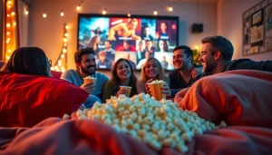 ดูหนัง ในค่ำคืนที่อบอุ่นกับเพื่อน ๆ พร้อมบรรยากาศที่น่าอยู่อาศัย