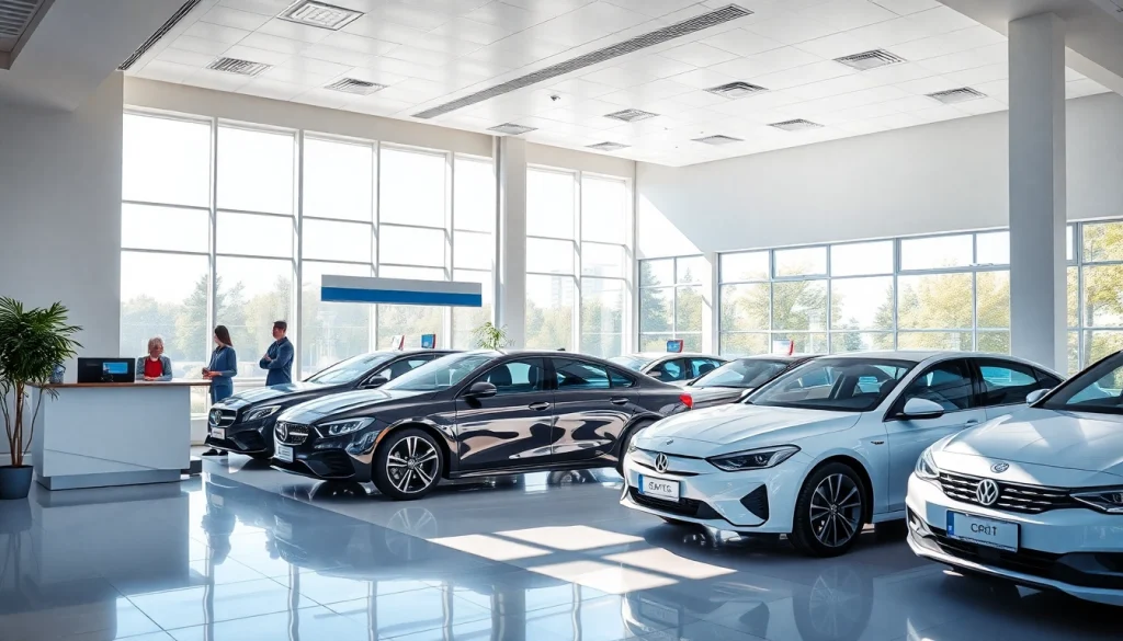 chirie auto ieftin services at a welcoming car rental agency in Chișinău, showcasing various car models.