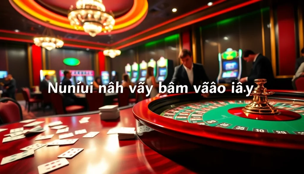 Nếu như vậy bám vào đây represents a strategic moment at a bustling casino roulette table where players engage with the dealer.