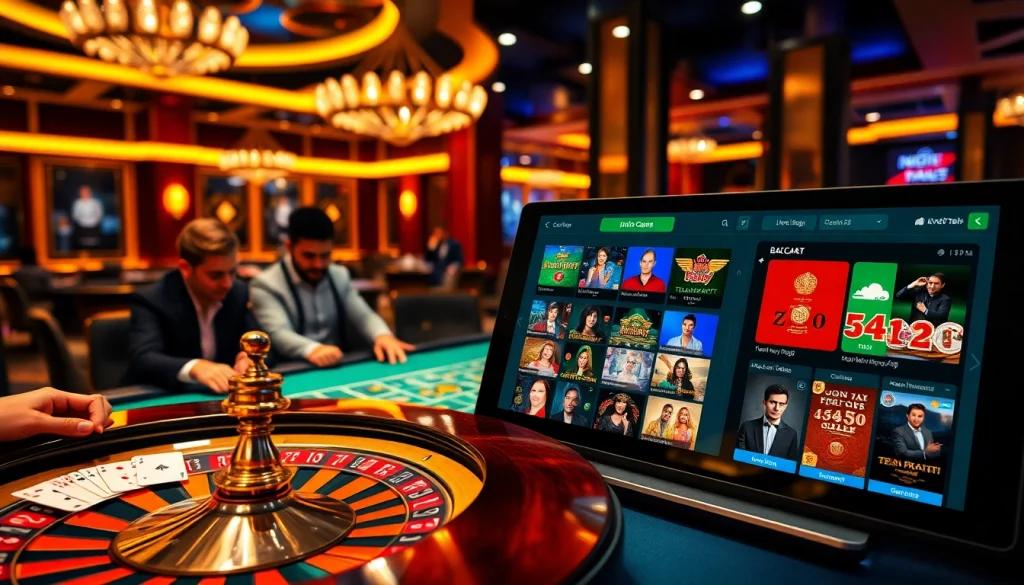 Engage in the indibet game at a vibrant live casino table filled with excitement.