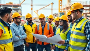 DAS 142 form in action at a construction site with apprentices and contractors collaborating.